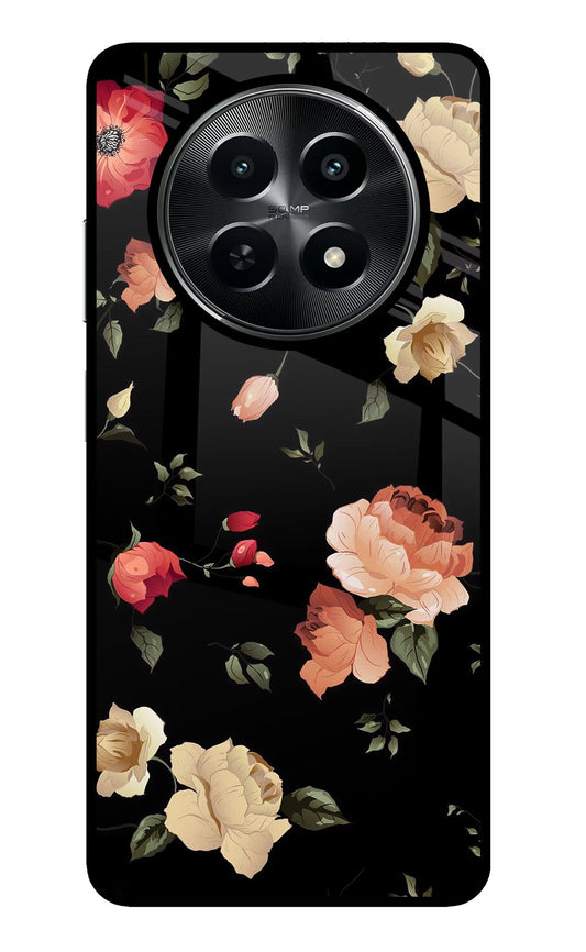 Flowers Realme C65 5G Glass Case