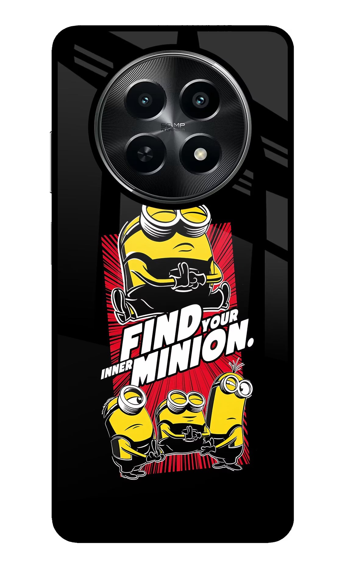 Find your inner Minion Realme C65 5G Glass Case