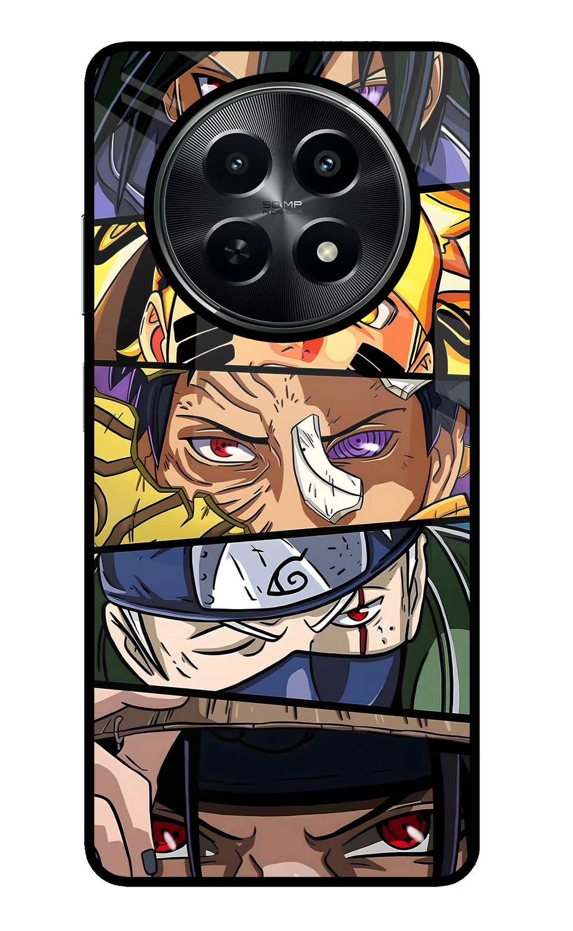 Naruto Character Realme C65 5G Glass Case