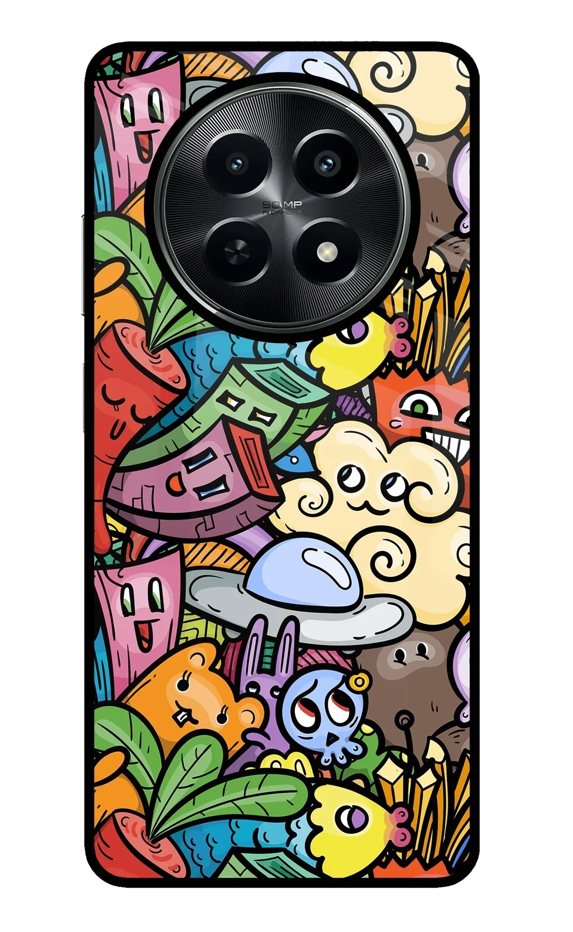 Veggie Doodle Realme C65 5G Back Cover