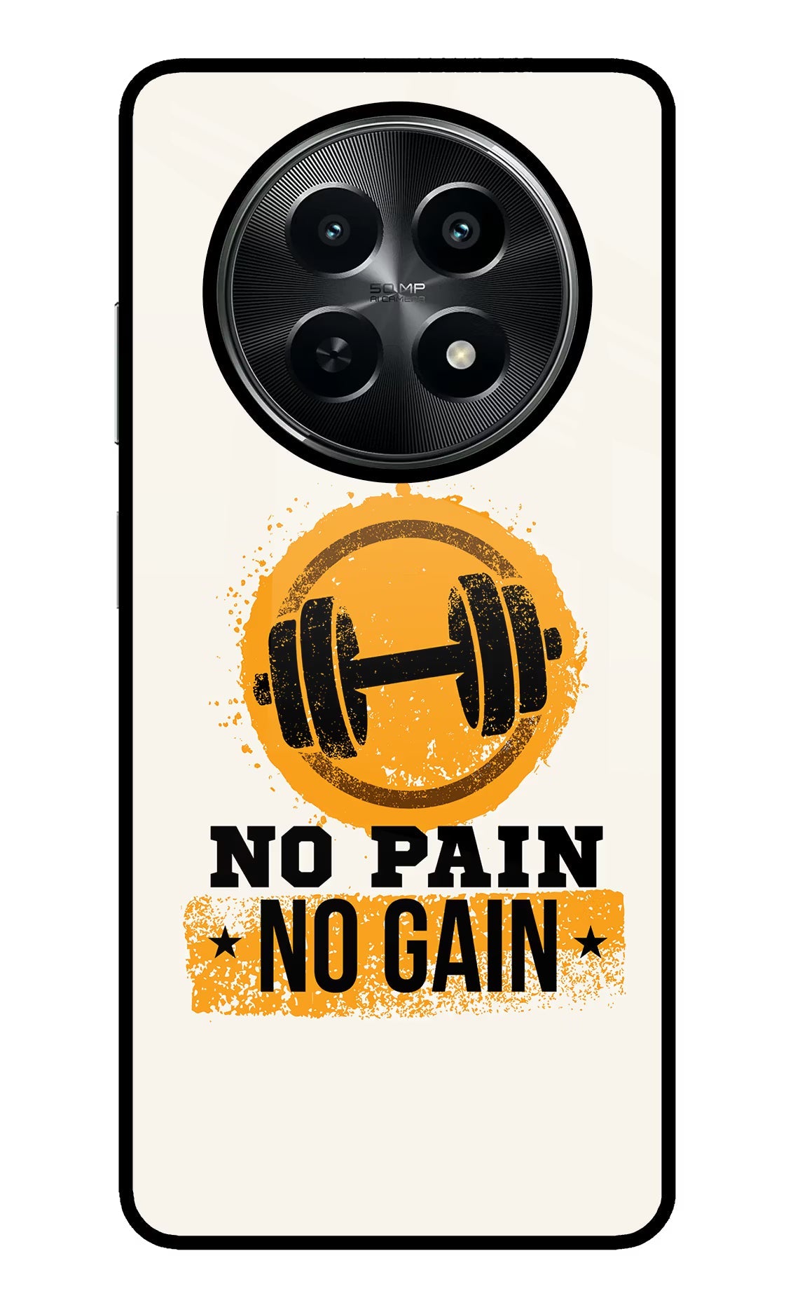 No Pain No Gain Realme C65 5G Back Cover