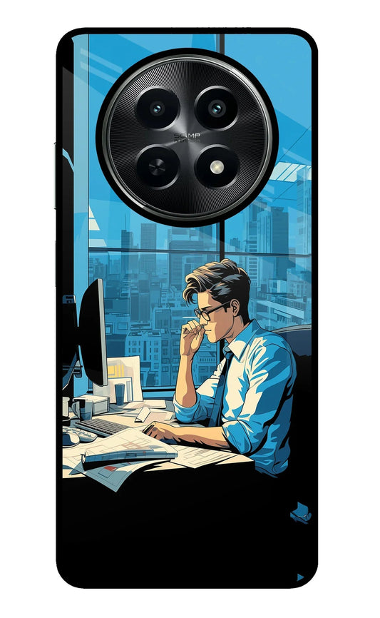 Focused Hustler (AI Generated) Realme C65 5G Glass Case