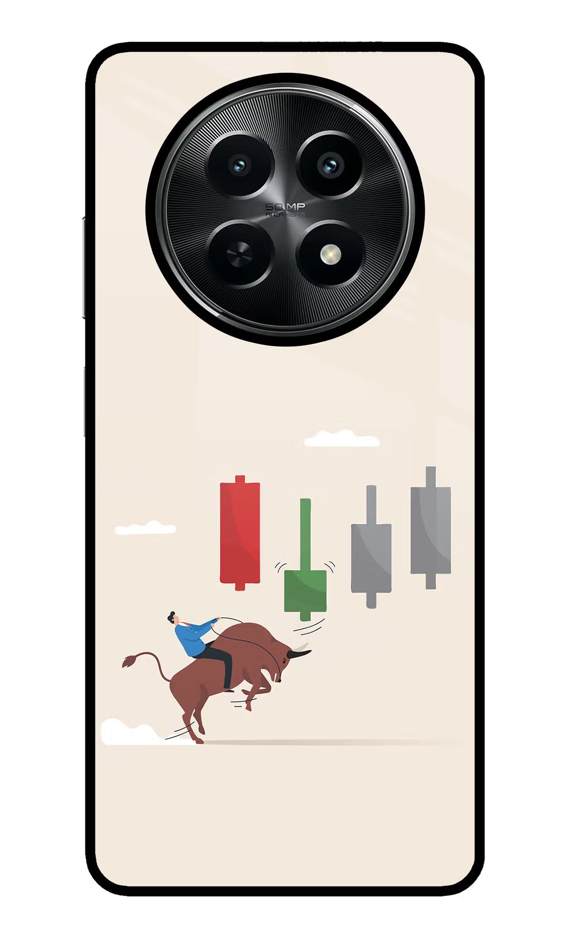 Bull Trading Momentum Realme C65 5G Back Cover