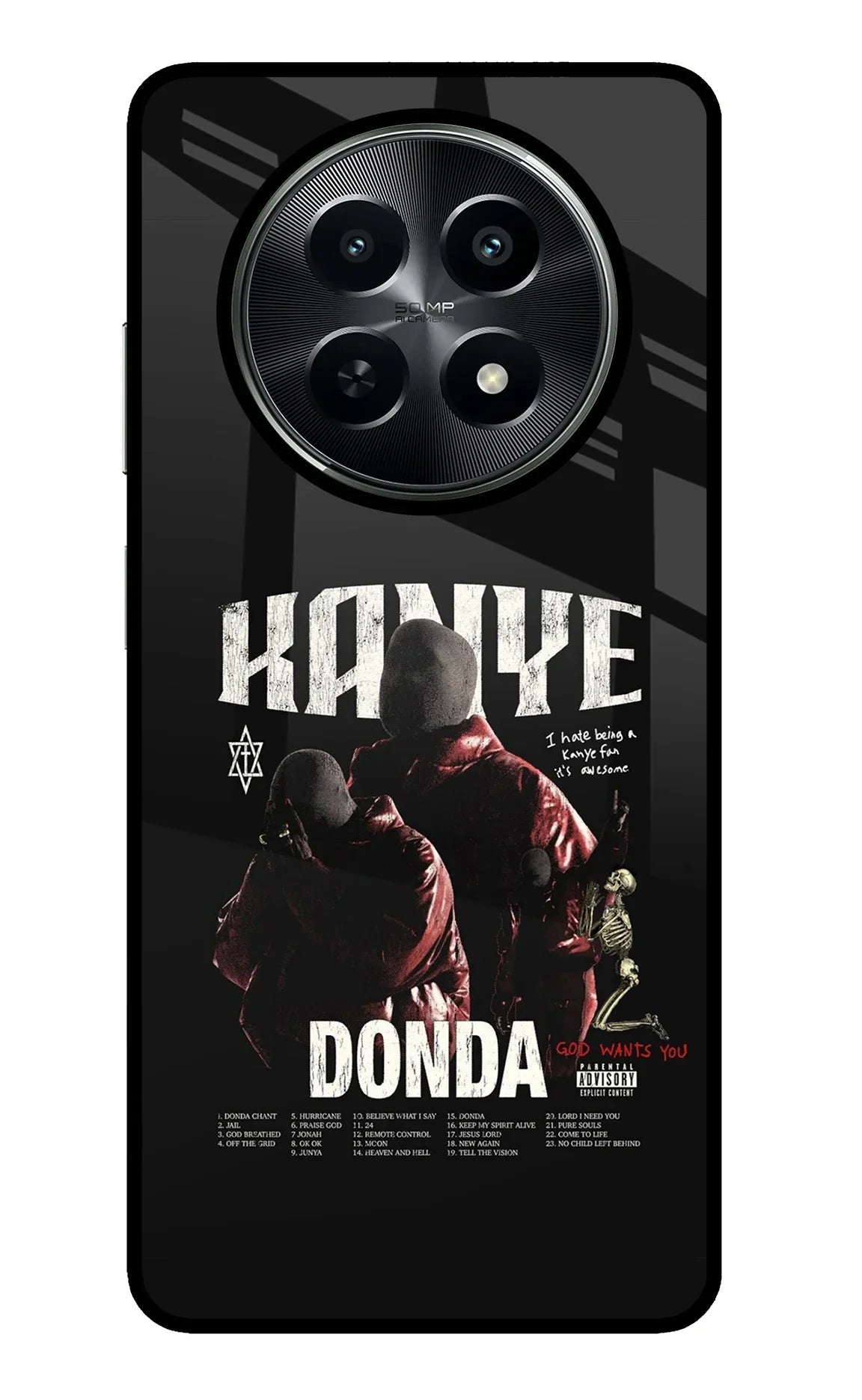 Donda Kanye West Realme C65 5G Glass Case