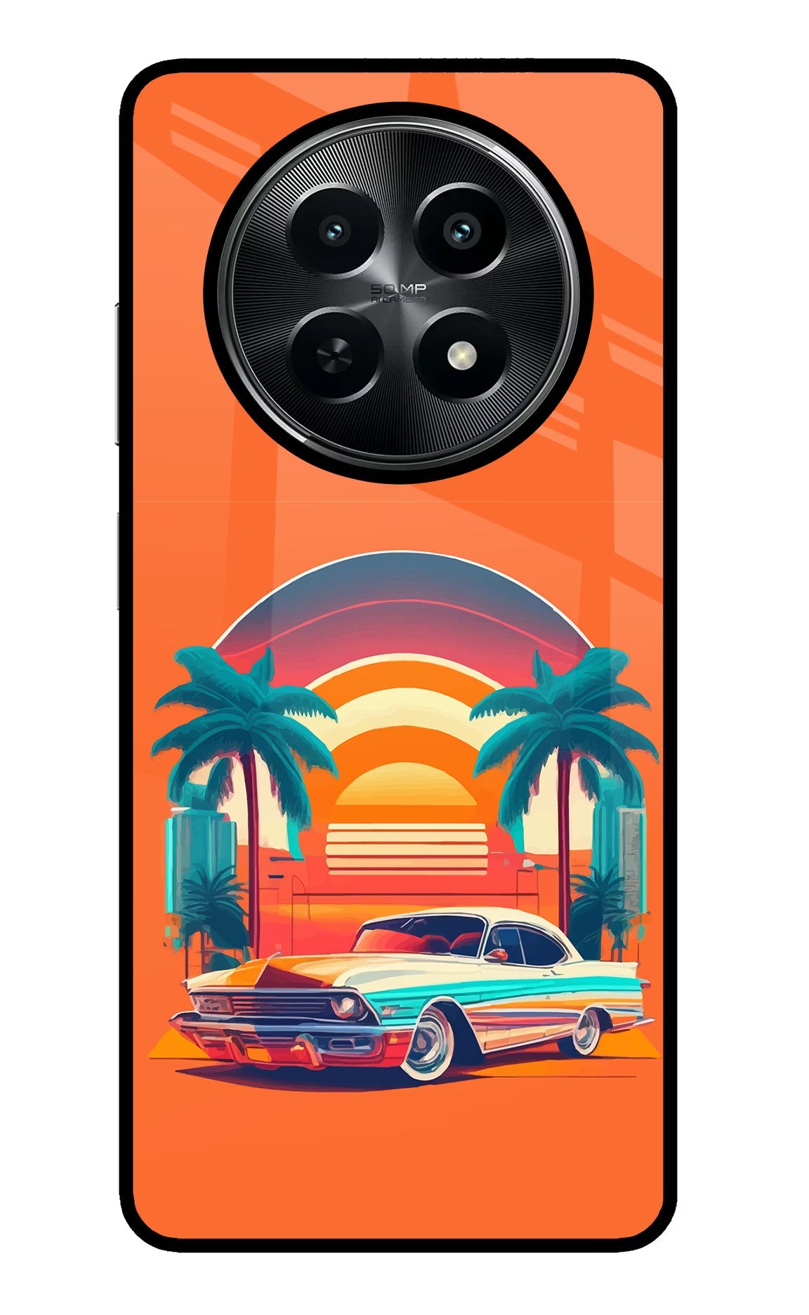 Palm Drive 80s Realme C65 5G Back Cover