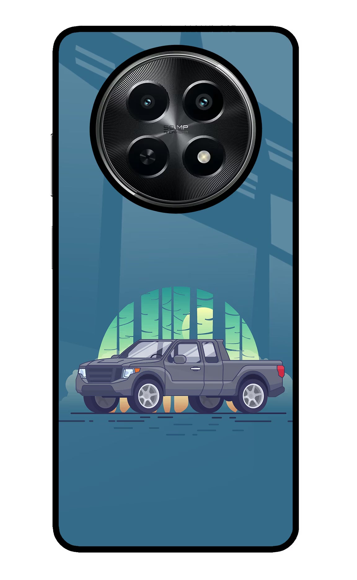 Retro Garage Vibe Realme C65 5G Back Cover