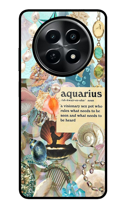 Aquarius Zodiac Realme C65 5G Glass Case