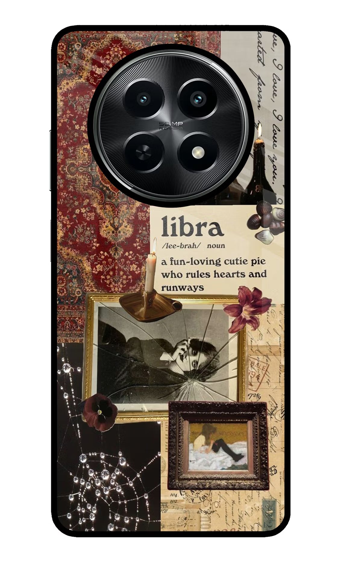 Libra Zodiac Realme C65 5G Glass Case