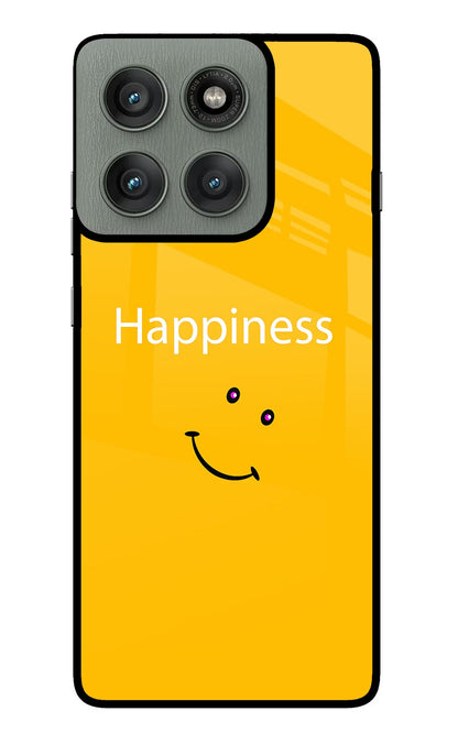 Happiness With Smiley Moto Edge 60 Pro Back Cover