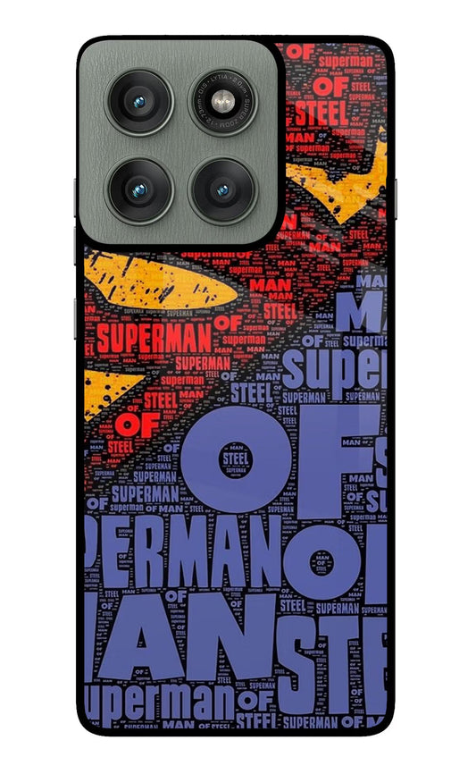Superman Moto Edge 60 Pro Glass Case