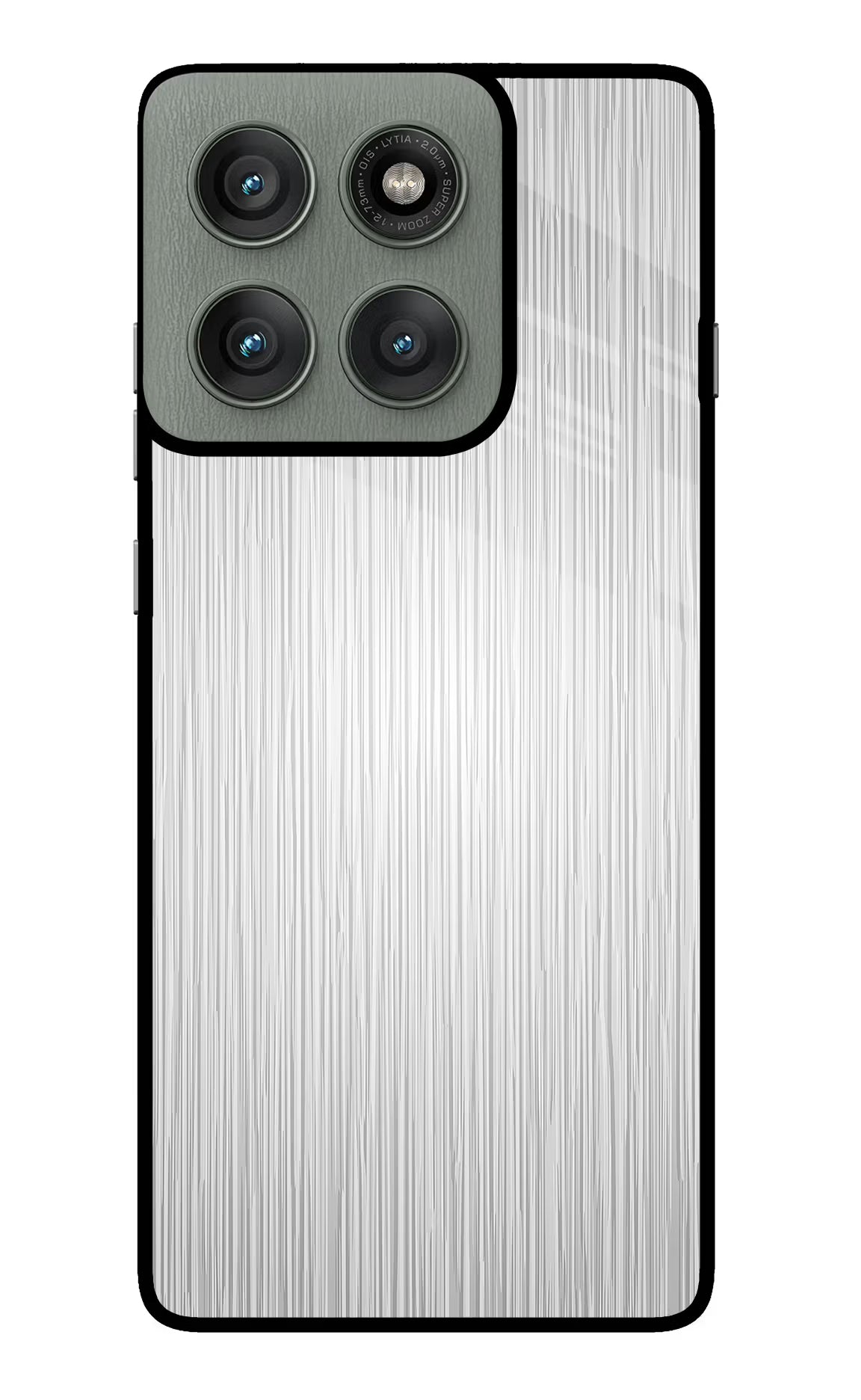 Wooden Grey Texture Moto Edge 60 Pro Glass Case