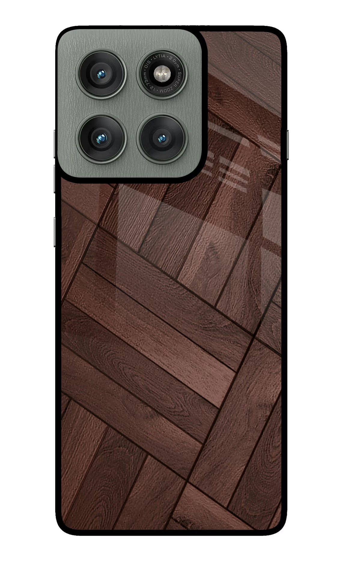 Wooden Texture Design Moto Edge 60 Pro Back Cover