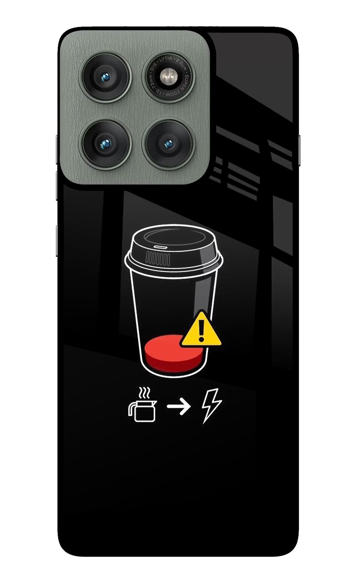 Coffee Moto Edge 60 Pro Glass Case