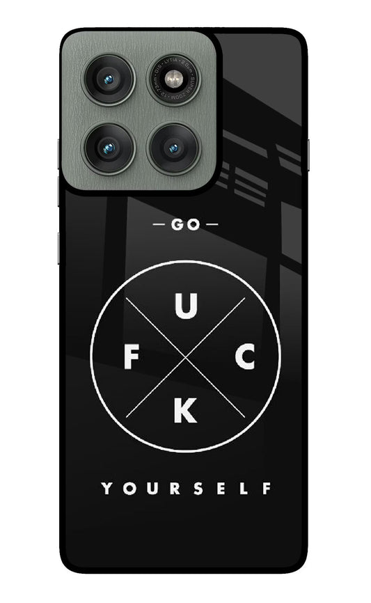 Go Fuck Yourself Moto Edge 60 Pro Back Cover