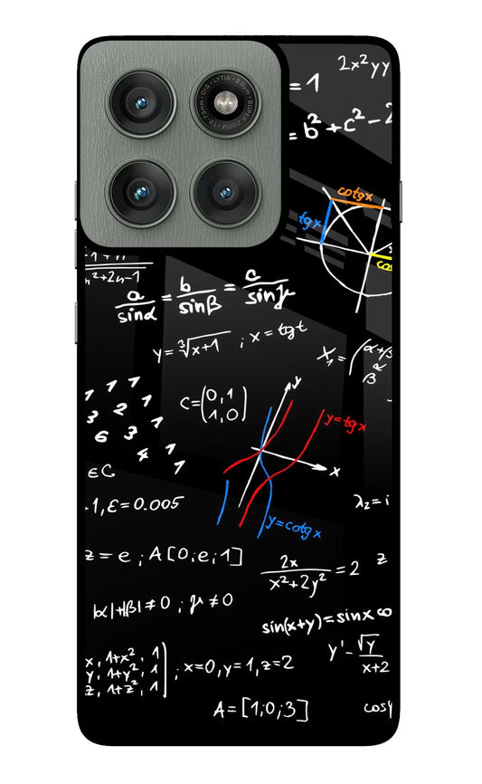 Mathematics Formula Moto Edge 60 Pro Back Cover