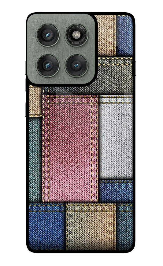 Multicolor Jeans Moto Edge 60 Pro Back Cover