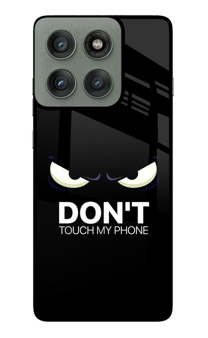 Don'T Touch My Phone Moto Edge 60 Pro Back Cover