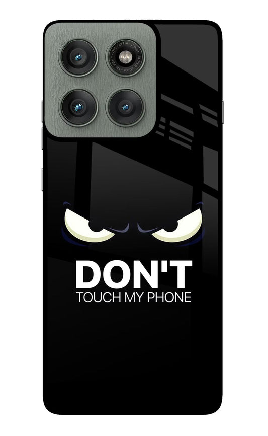 Don'T Touch My Phone Moto Edge 60 Pro Back Cover