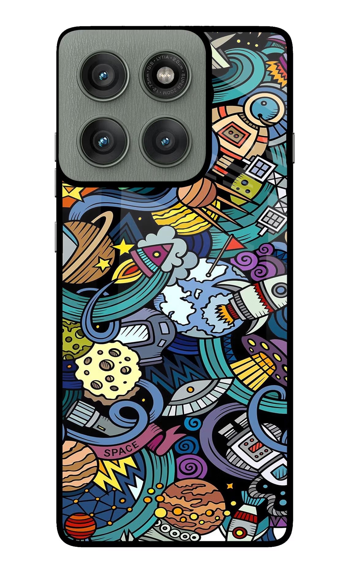 Space Abstract Moto Edge 60 Pro Back Cover