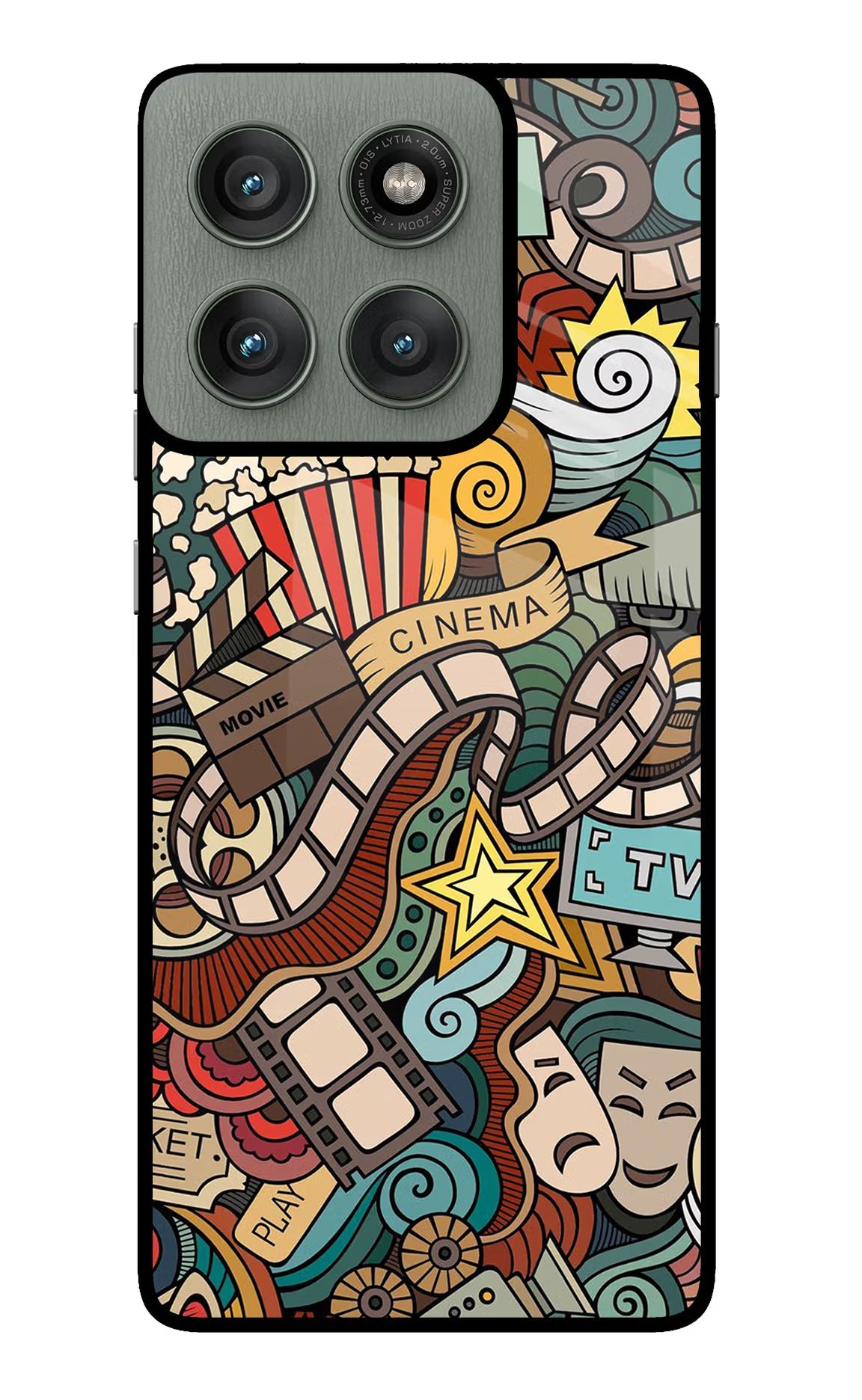 Cinema Abstract Moto Edge 60 Pro Back Cover