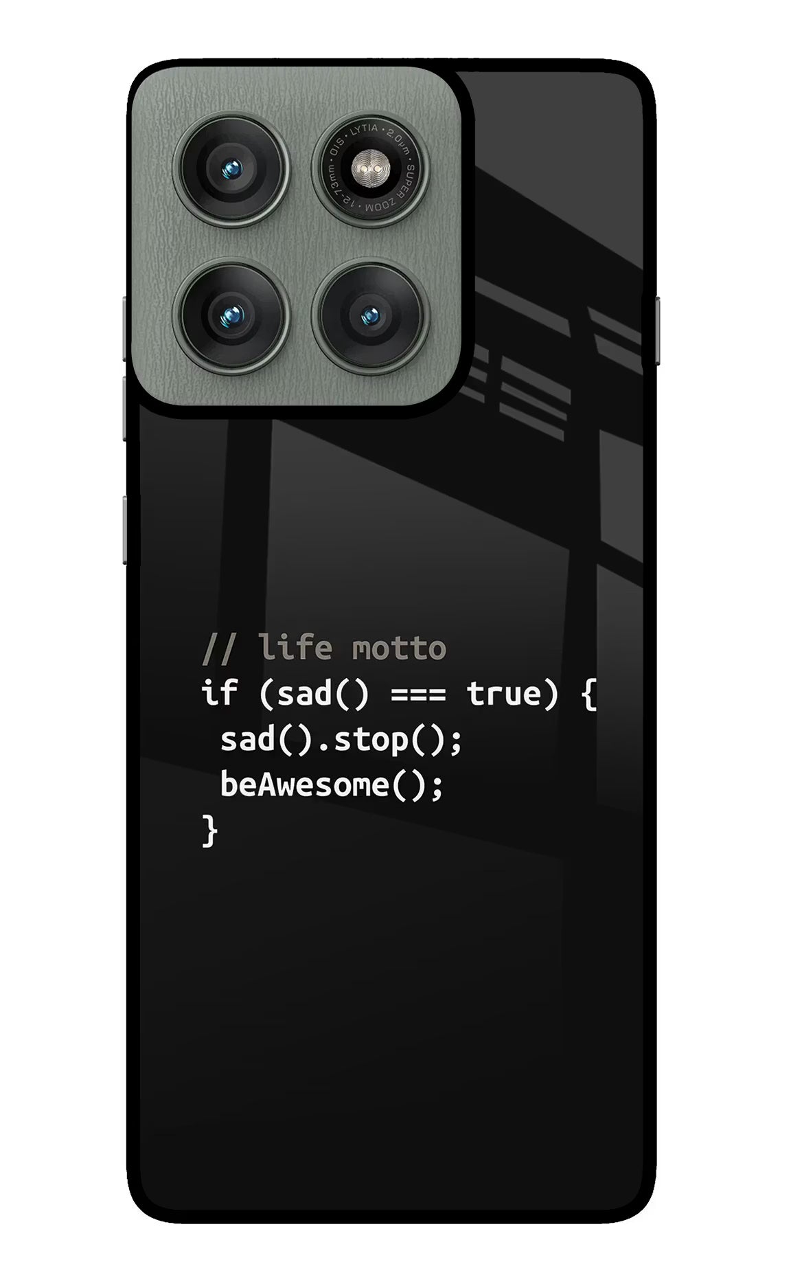 Life Motto Code Moto Edge 60 Pro Back Cover