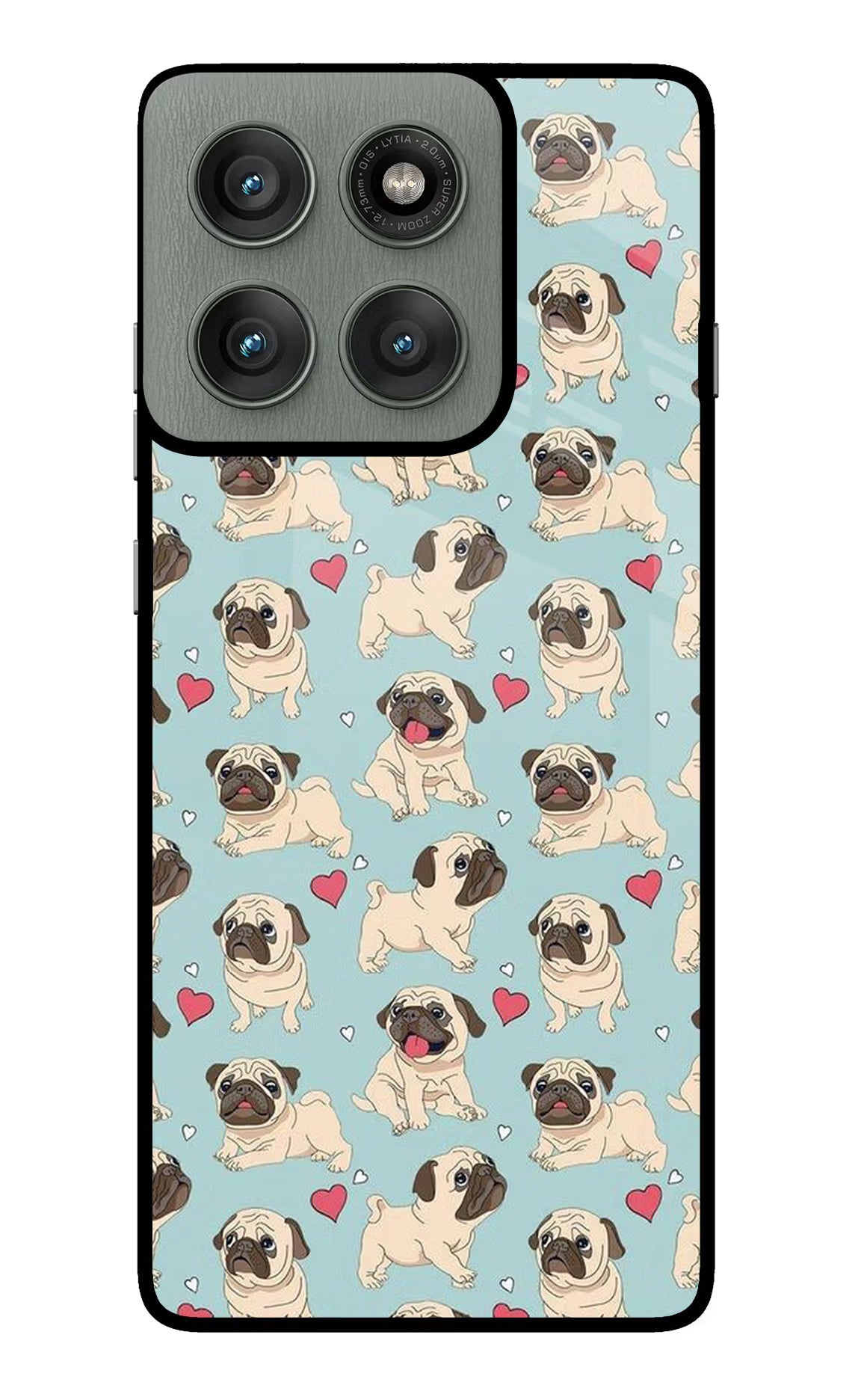 Pug Dog Moto Edge 60 Pro Back Cover