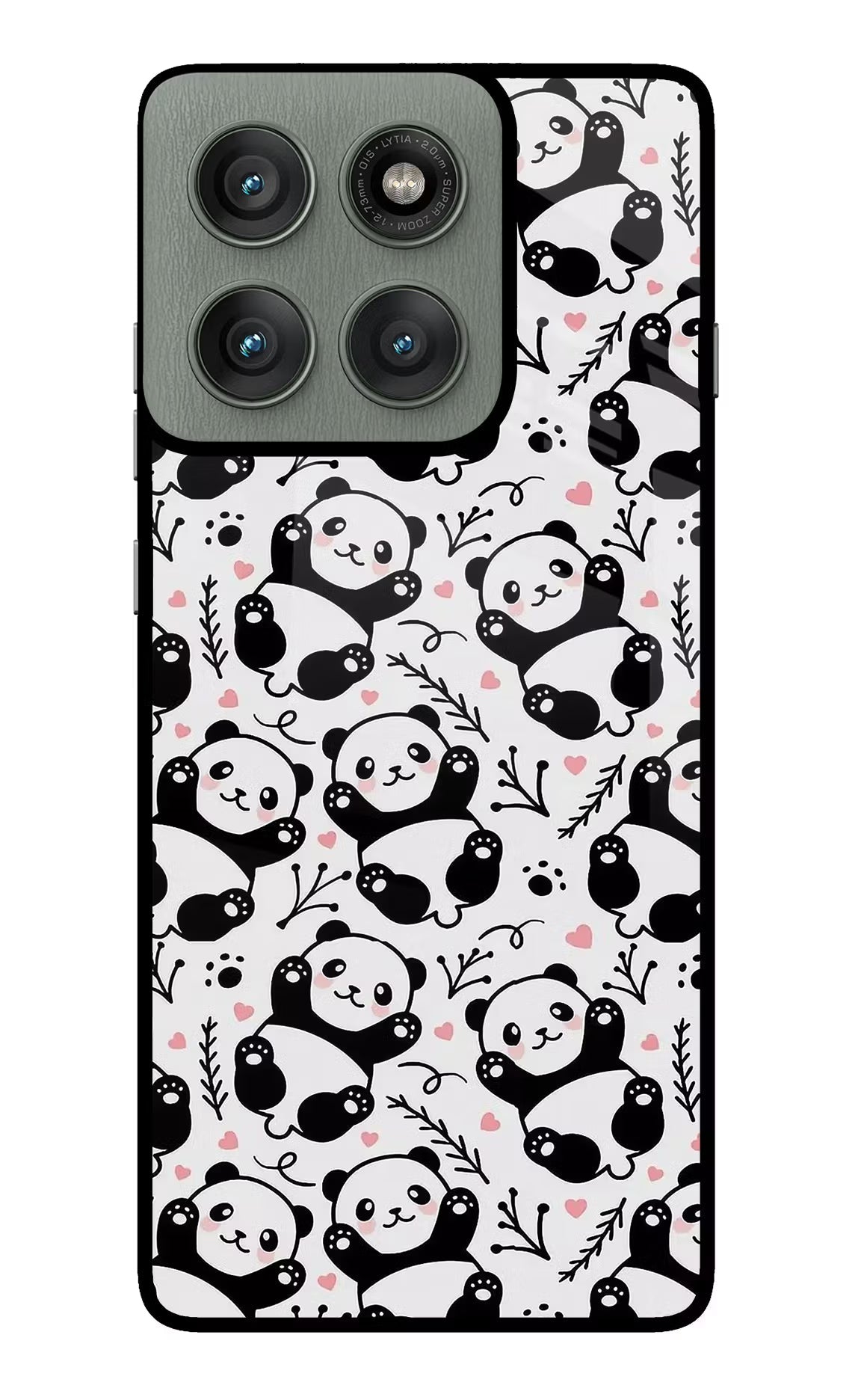 Cute Panda Moto Edge 60 Pro Back Cover