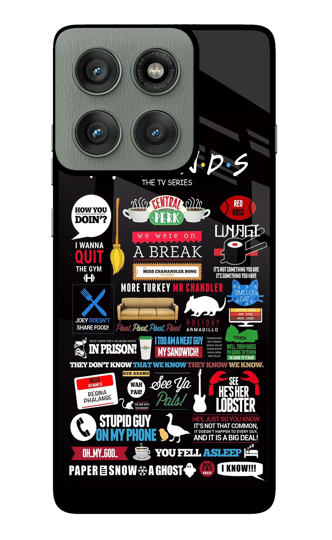 FRIENDS Moto Edge 60 Pro Back Cover