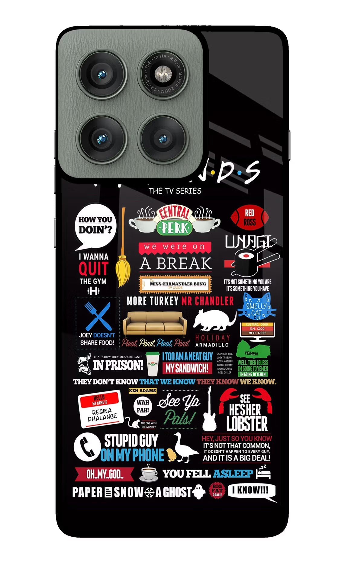 FRIENDS Moto Edge 60 Pro Glass Case