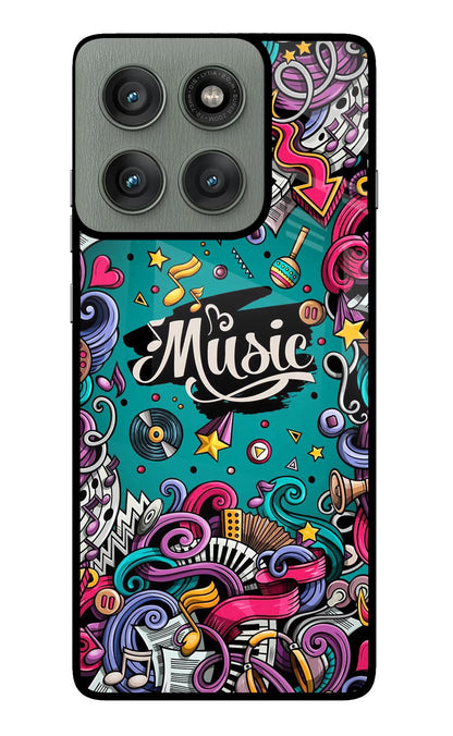 Music Graffiti Moto Edge 60 Pro Back Cover