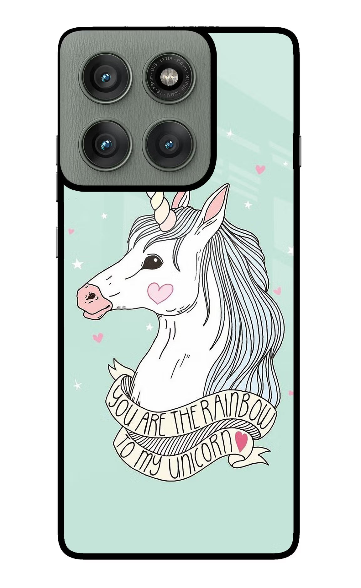Unicorn Wallpaper Moto Edge 60 Pro Glass Case