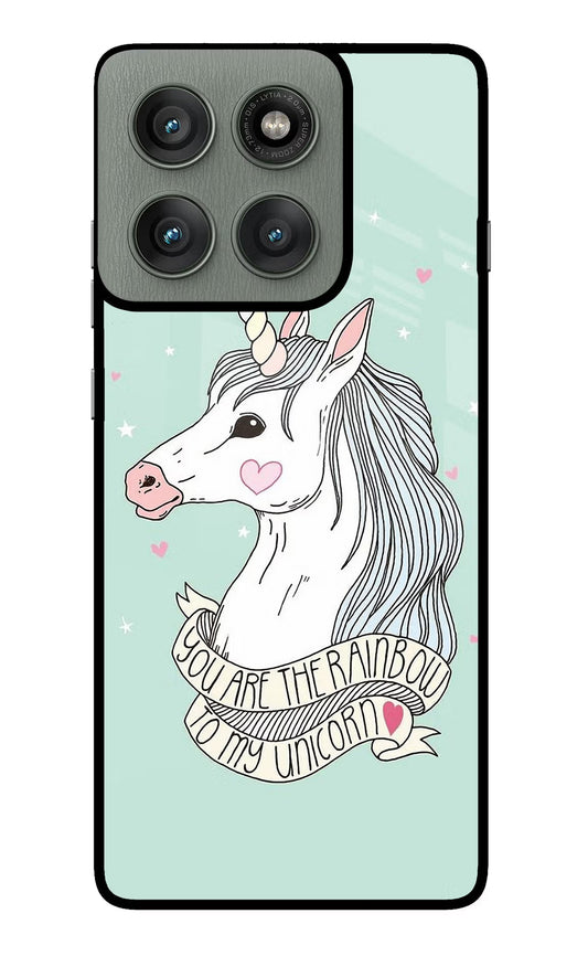 Unicorn Wallpaper Moto Edge 60 Pro Back Cover
