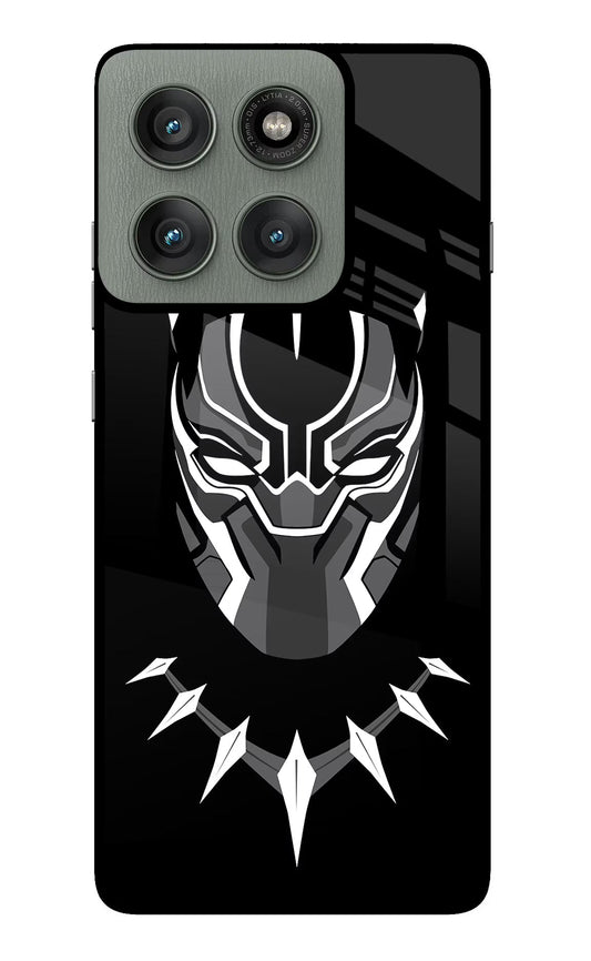 Black Panther Moto Edge 60 Pro Glass Case
