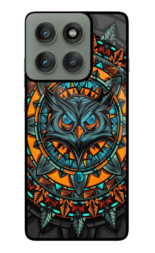 Angry Owl Art Moto Edge 60 Pro Glass Case