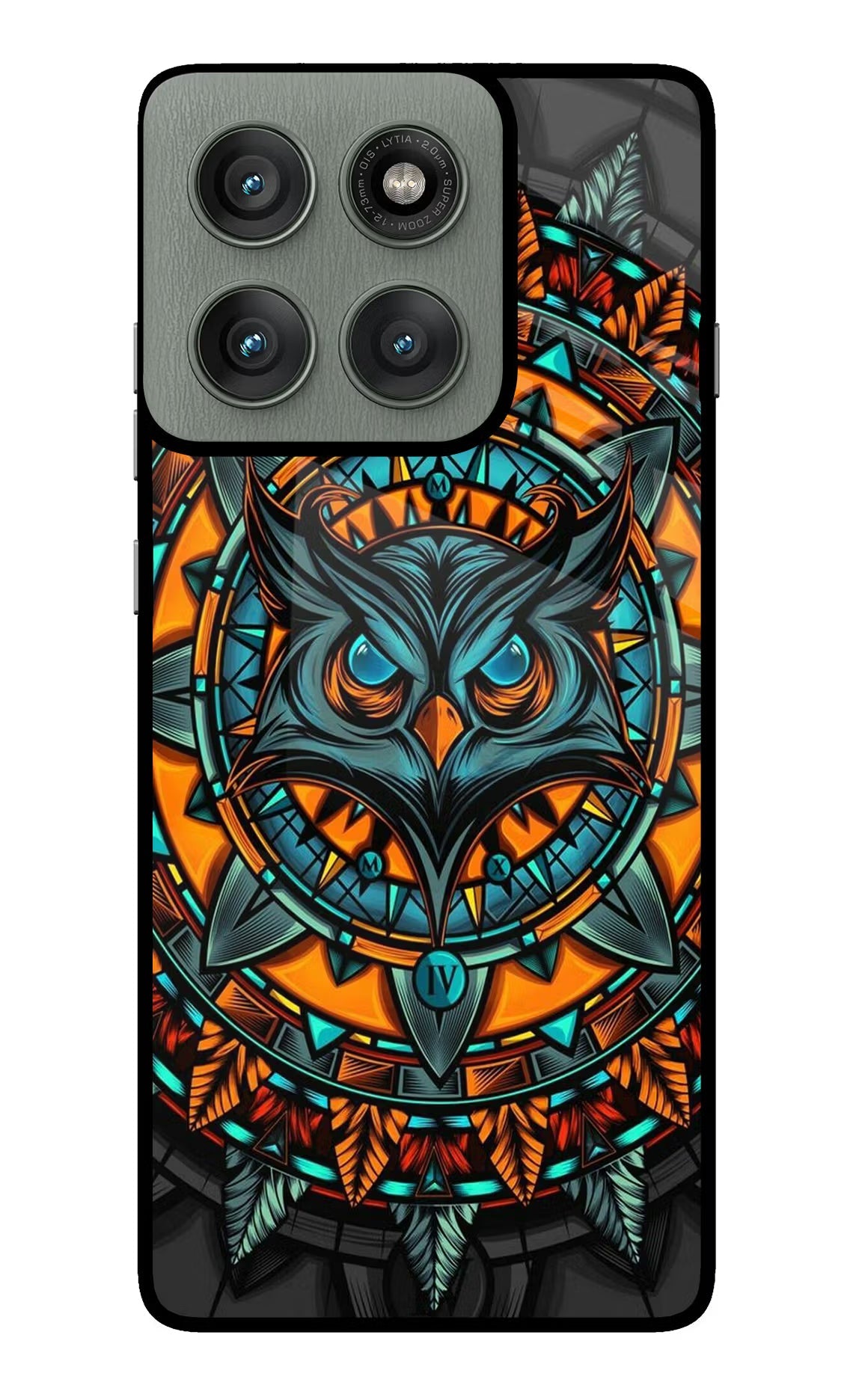 Angry Owl Art Moto Edge 60 Pro Back Cover