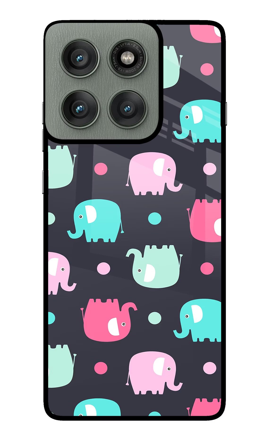 Elephants Moto Edge 60 Pro Back Cover