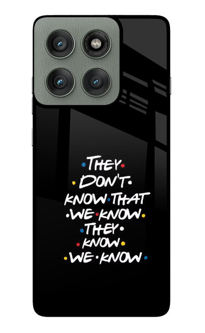 FRIENDS Dialogue Moto Edge 60 Pro Back Cover