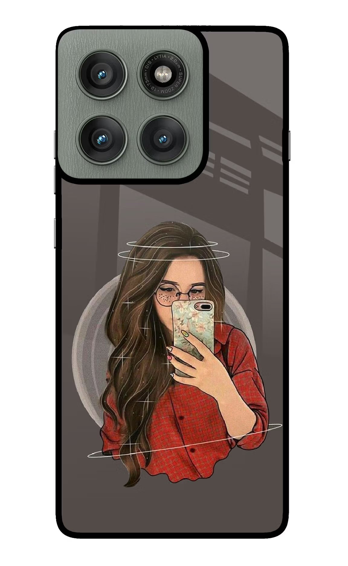 Selfie Queen Moto Edge 60 Pro Glass Case