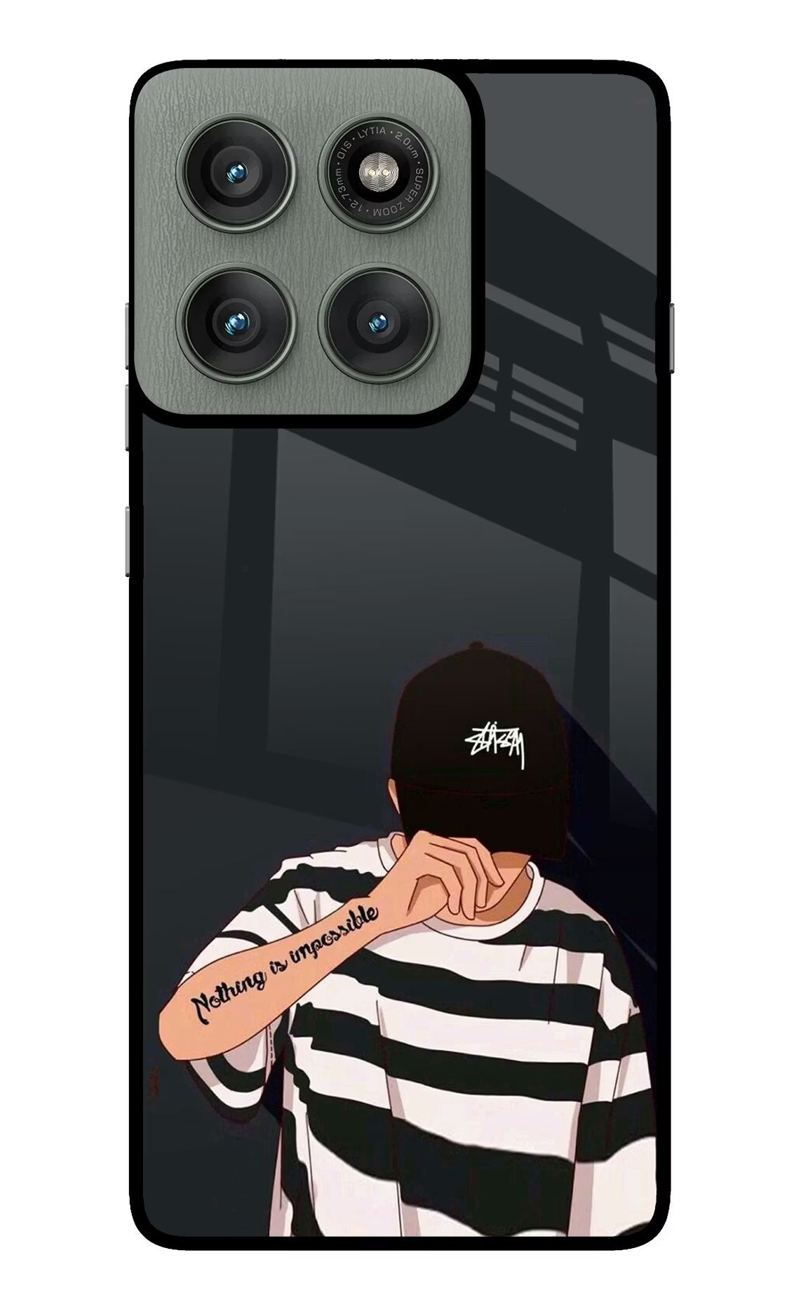 Aesthetic Boy Moto Edge 60 Pro Glass Case