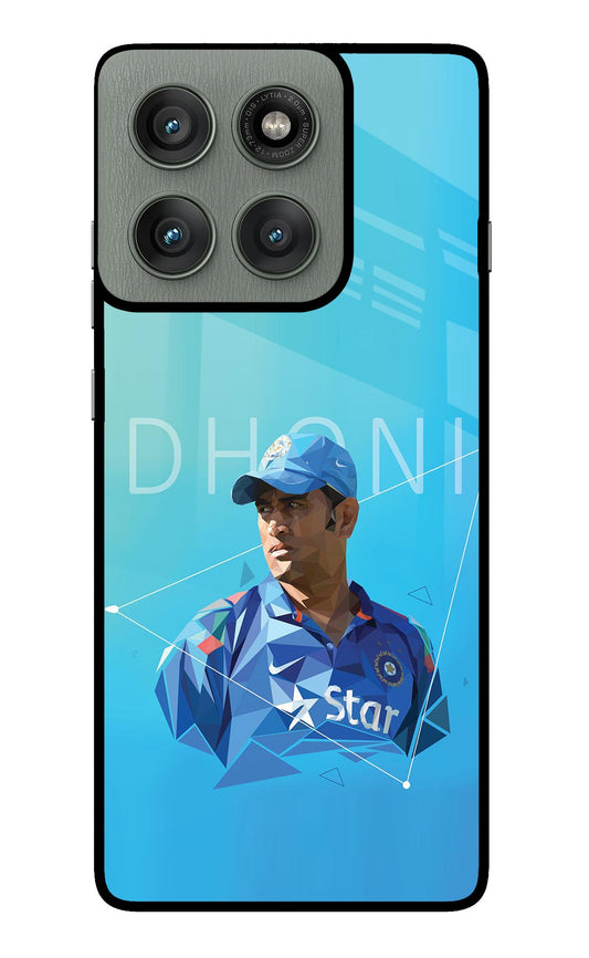 Dhoni Artwork Moto Edge 60 Pro Back Cover