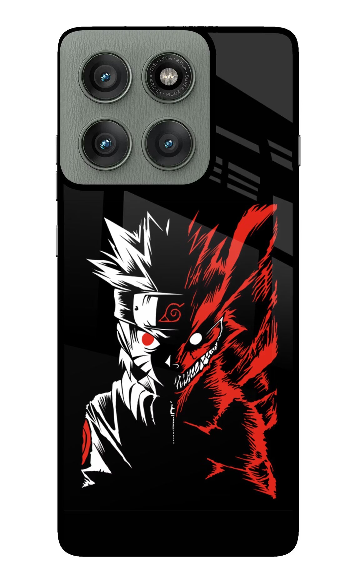 Naruto Two Face Moto Edge 60 Pro Glass Case