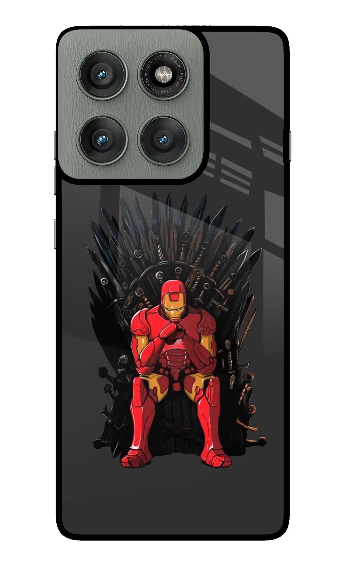 Ironman Throne Moto Edge 60 Pro Glass Case
