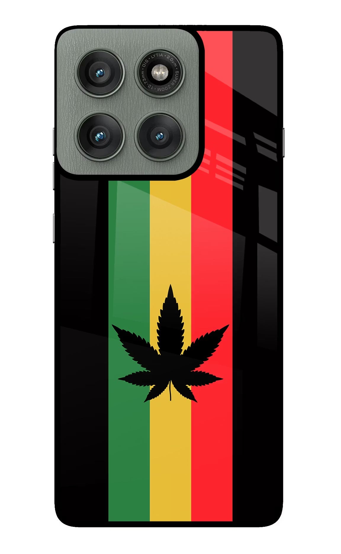 Weed Flag Moto Edge 60 Pro Back Cover