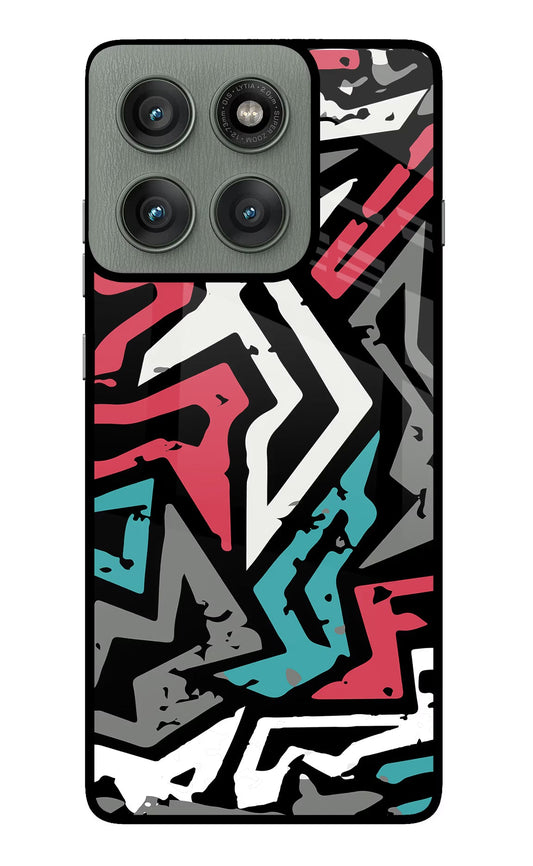 Geometric Graffiti Moto Edge 60 Pro Back Cover