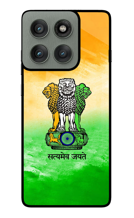 Satyamev Jayate Flag Moto Edge 60 Pro Back Cover