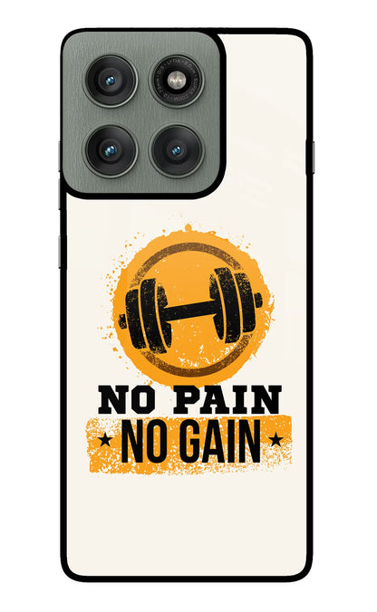 No Pain No Gain Moto Edge 60 Pro Back Cover