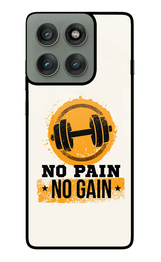 No Pain No Gain Moto Edge 60 Pro Back Cover