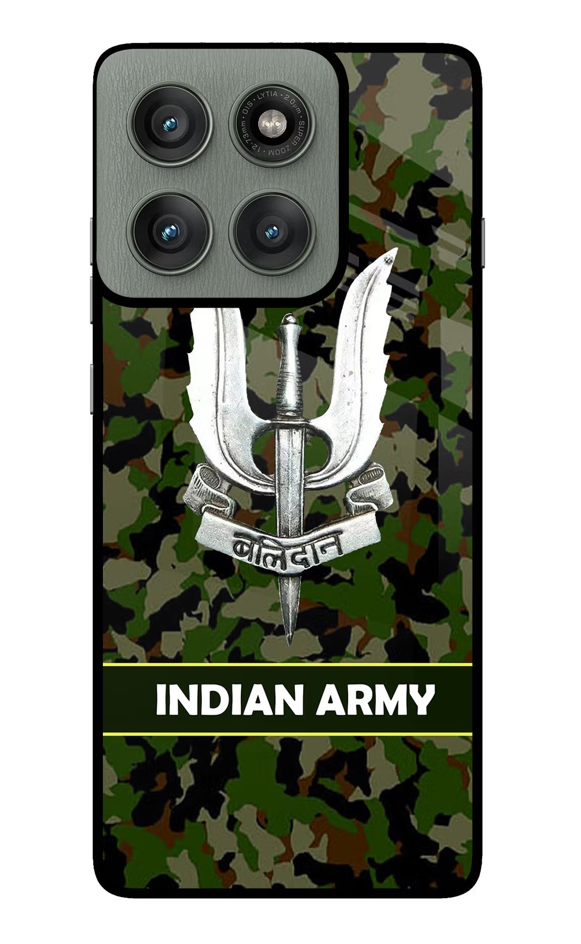 Balidan Indian Logo Moto Edge 60 Pro Back Cover