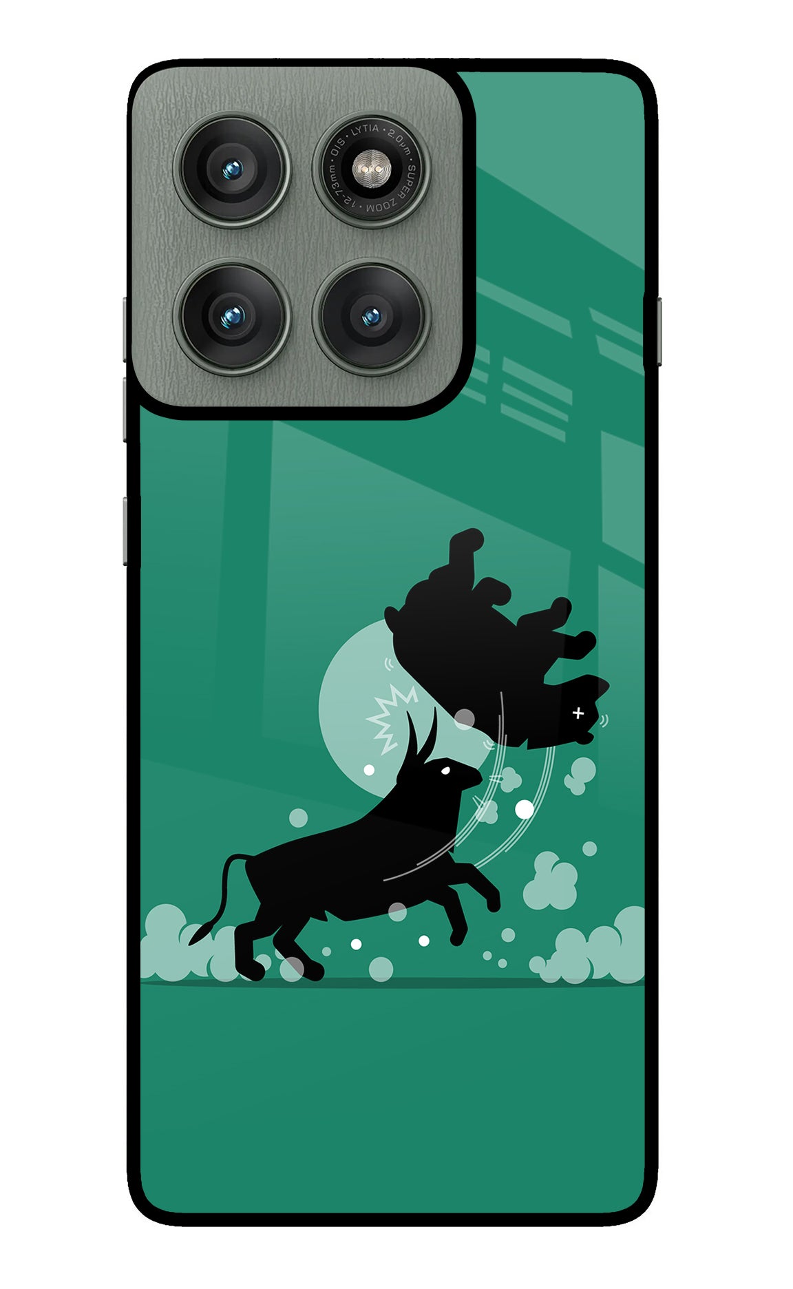 Bull Conqueror Moto Edge 60 Pro Glass Case