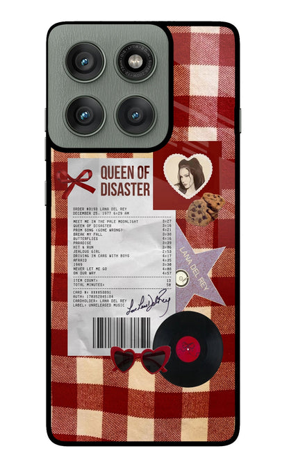 Queen of Disaster Moto Edge 60 Pro Back Cover